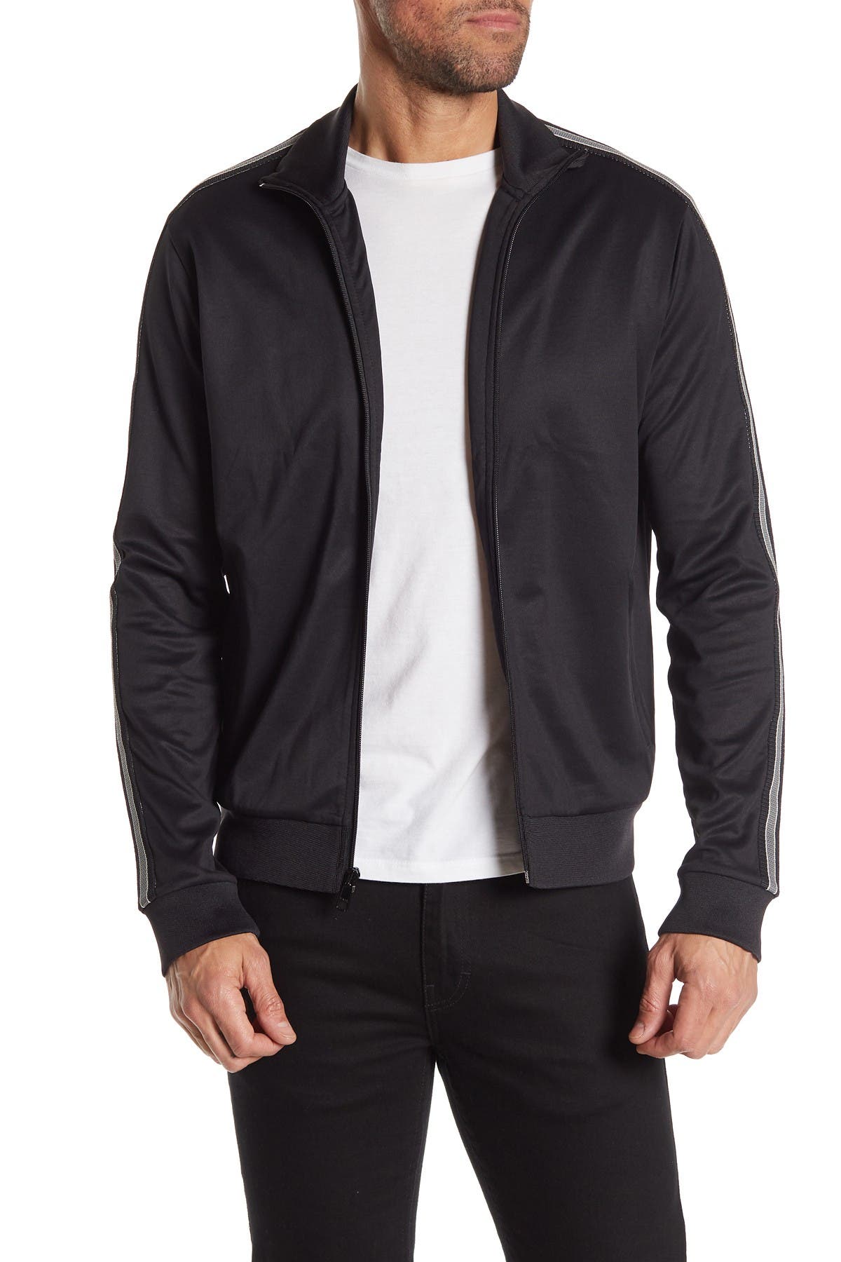 Vince Mens Full Zip Track Jacket